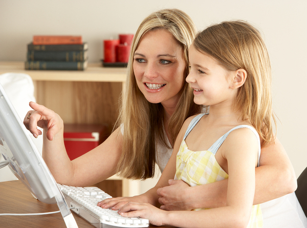 Locum Tenens provider with her child